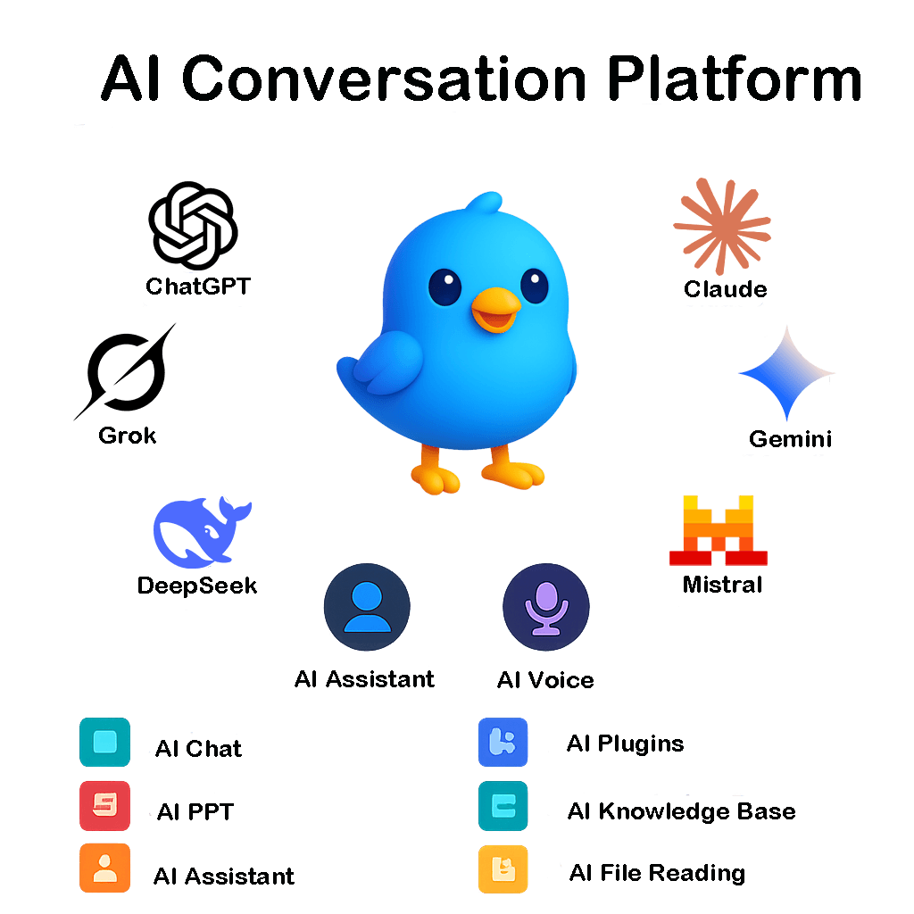 TinyChat AI Assistant Interface - Light Mode