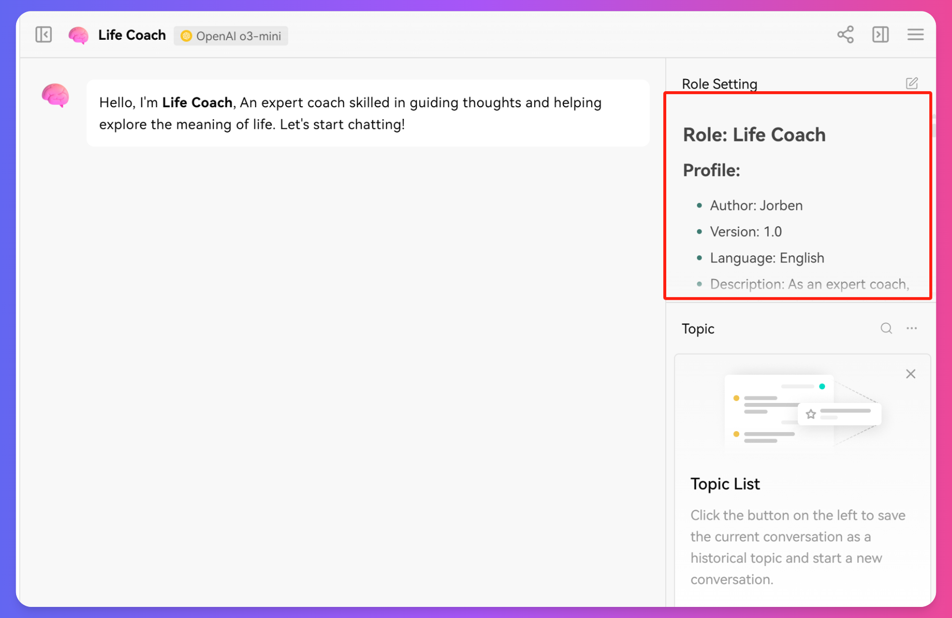 Tinychat Assistant Configuration