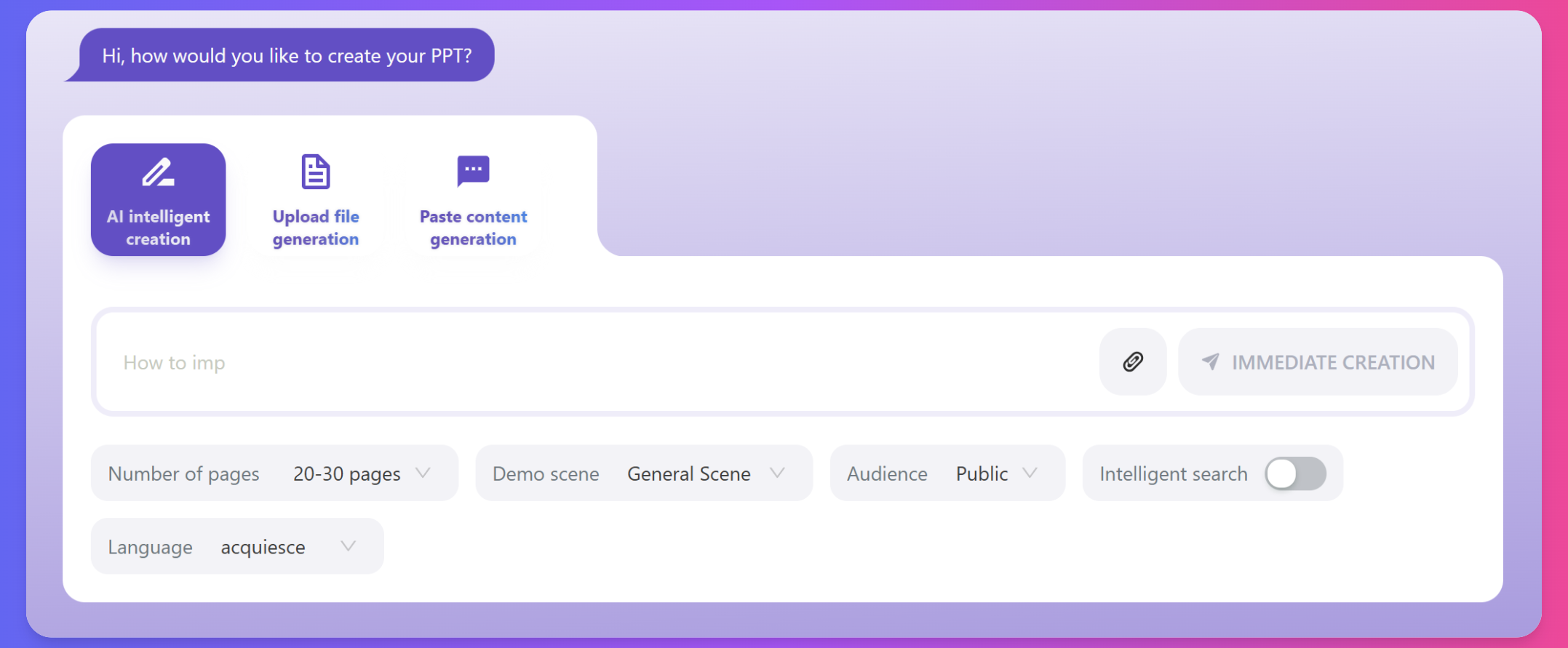 Tinychat AIPPT Reference
