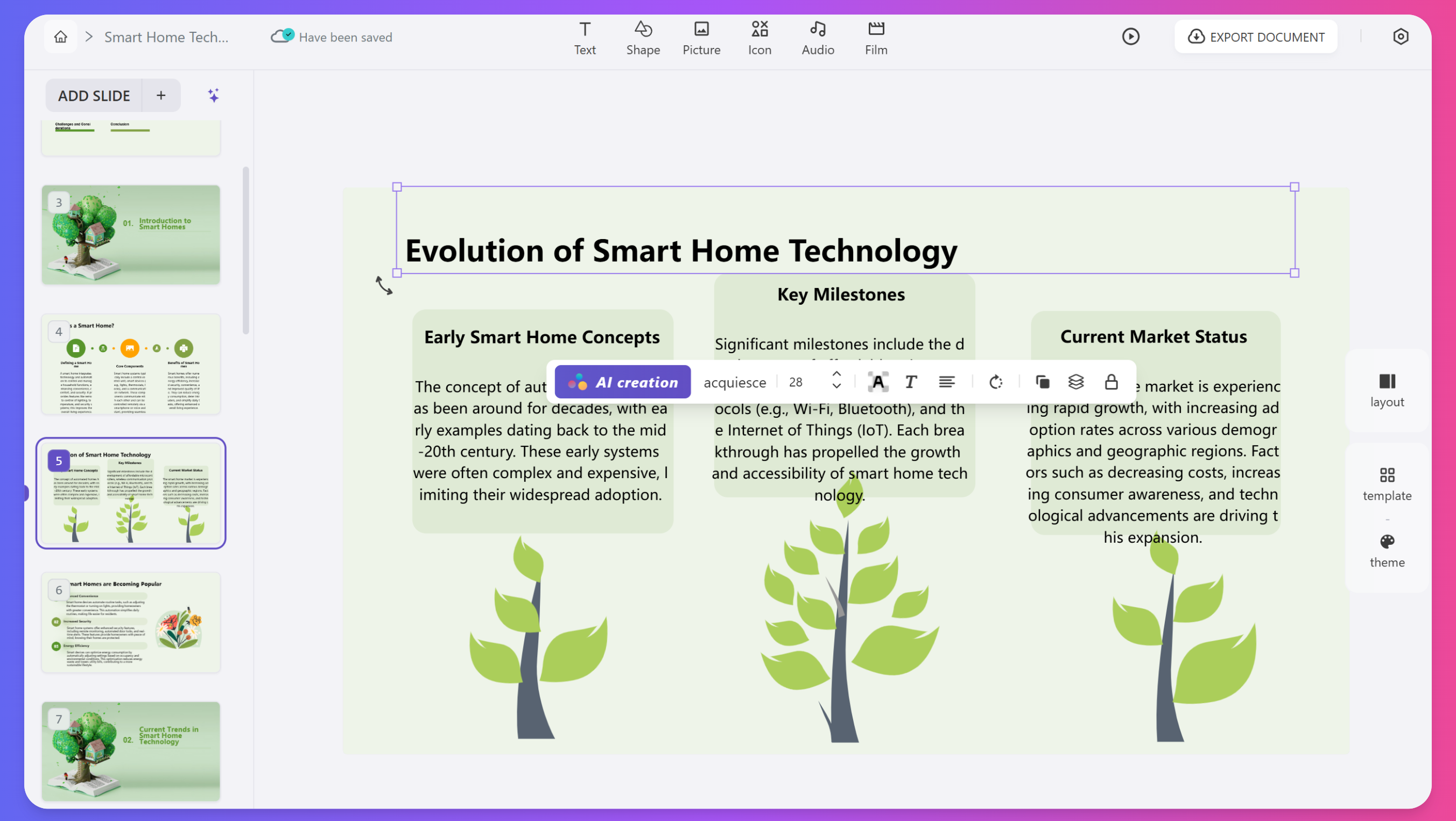 Tinychat AIPPT Content Preview
