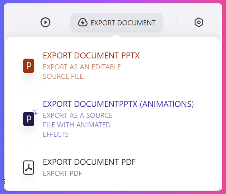 Tinychat AIPPT Export