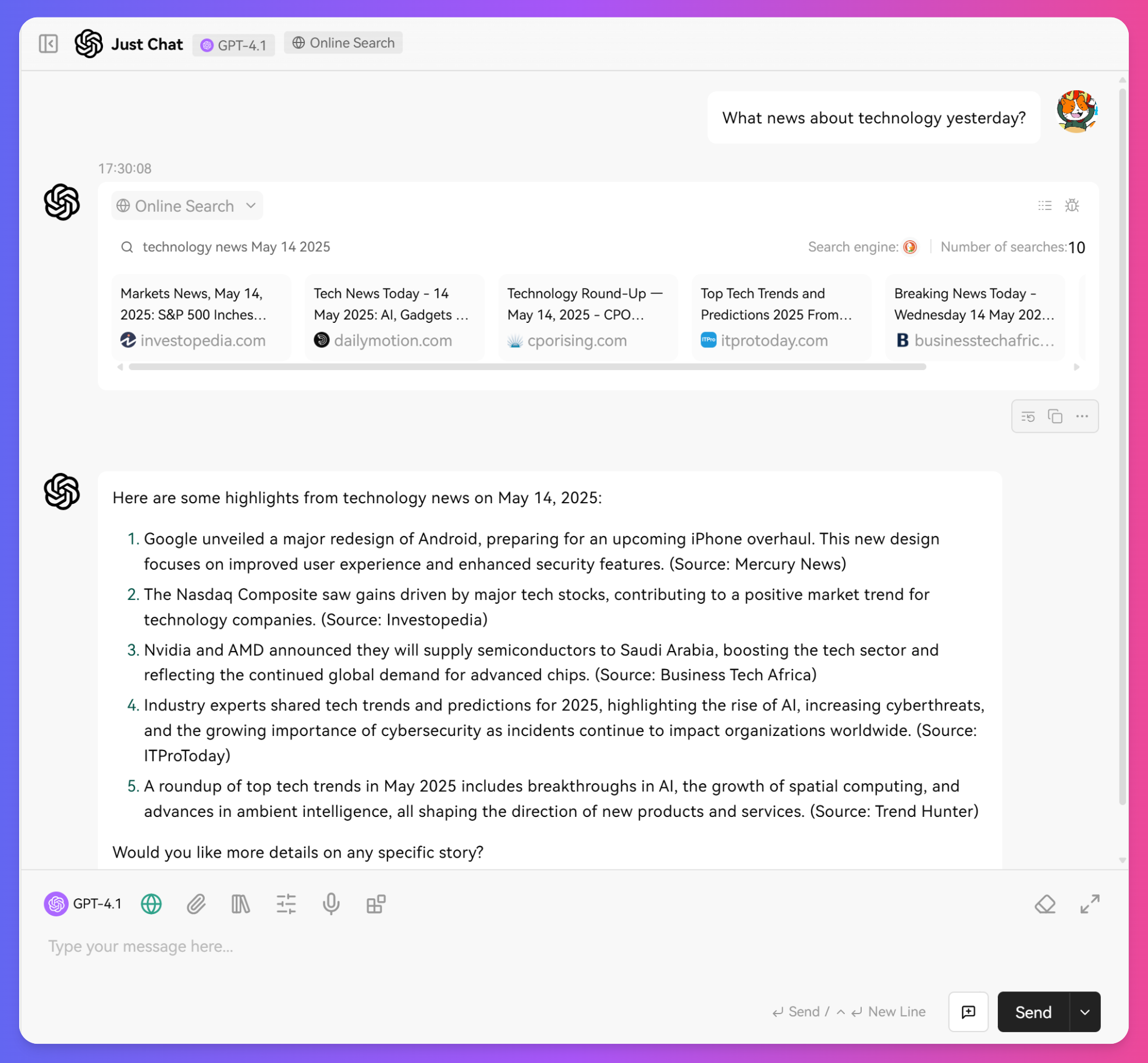AI Chat Record