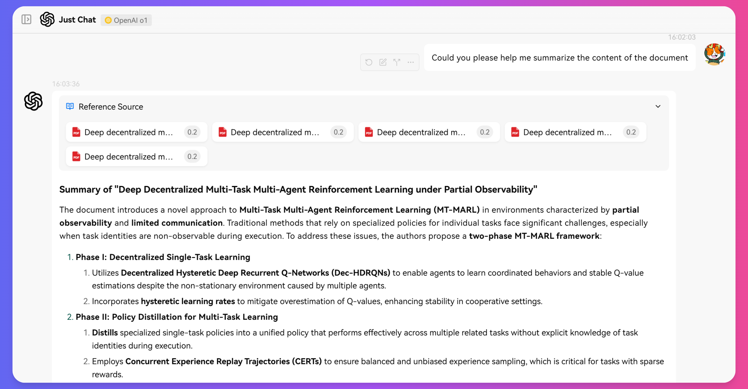 Tinychat Knowledge Base Chat Reference